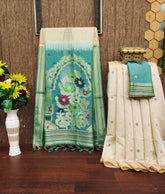 Premium Soft Muga Cotton Saree