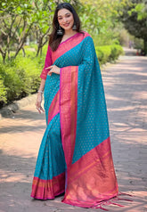 Soft Silk Zari Woven Banarasi Saree
