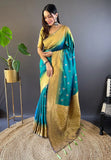 Soft Silk Contrast Border Zari Woven Saree