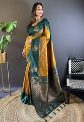 Soft Silk Zari Woven Banarasi Saree