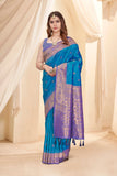 Soft Silk Zari Woven Banarasi Wear Saree