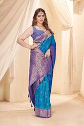Soft Silk Zari Woven Banarasi Wear Saree