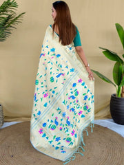 All Over Jaal Weaving Brocket Paithani Soft Silk Saree