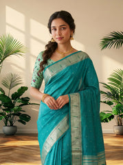 Soft Khadi Raw Silk Rich Paithani Saree