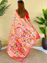 Pure Silk Kanchipuram Full Weaving Wedding Special Paithani Saree