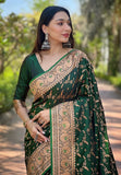 Katan Silk Zari Woven Banarasi Saree