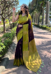 Soft Silk Zari Woven Banarasi Saree