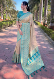 Tissue Silk Zari Woven Banarasi Saree