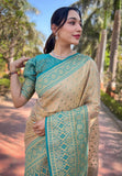 Tissue Silk Zari Woven Banarasi Saree