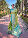 Tissue Silk Zari Woven Banarasi Saree