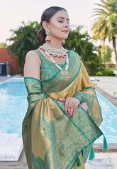 Tissue Zari Woven Banarasi Saree