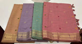 Premium Soft Paithani Type Muga Cotton Saree