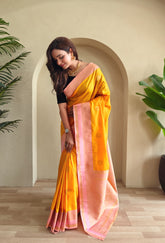 Soft Silk Banarasi Designer Paithani Saree