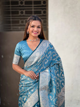 Handcrafted Soft Silk Zari Woven Saree