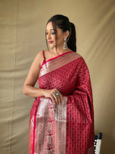 Litchi SIlk Printed Kalamkari Saree