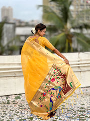 Soft Organza Paithani Saree – Festive Edition