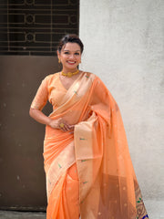 Soft Organza Paithani Saree – Festive Edition