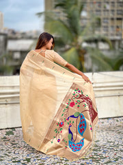 Soft Organza Paithani Saree – Festive Edition
