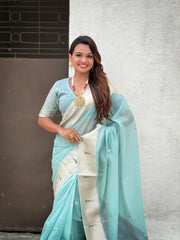 Soft Organza Paithani Saree – Festive Edition