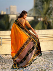 Soft Silk Rangoli Zari Saree – Traditional Edition