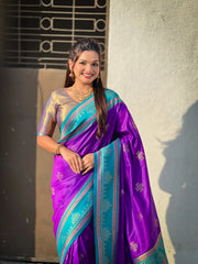 Soft Silk Rangoli Zari Saree – Traditional Edition