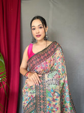 Malai Cotton Digital Printed Kalamkari Saree
