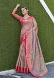 Soft Silk Zari Woven Kashmiri Banarasi Saree