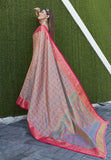 Soft Silk Zari Woven Kashmiri Banarasi Saree