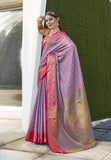 Soft Silk Zari Woven Kashmiri Banarasi Saree