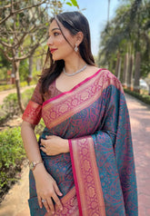 Soft Silk Zari Woven Banarasi Saree