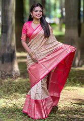 Soft Silk Zari Woven Banarasi Saree