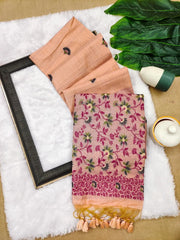 Soft Chanderi Cotton Jamdani Saree