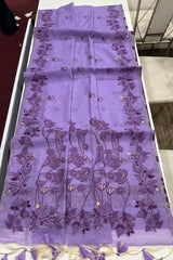 Soft Chanderi Cotton Resham Weaving & Jamdani Pallu Saree