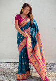 Soft Silk Swan Weaves Paithani Saree