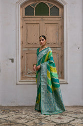 Banarasi Handlloom Rich Weaving Pallu Saree