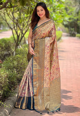 Dharmavaram Silk Rich Saree