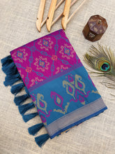 Soft Silk Meenakari Ikkat Patola Saree