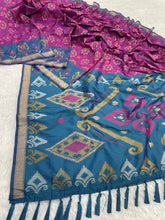 Soft Silk Meenakari Ikkat Patola Saree