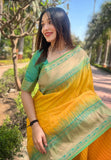 Soft Silk Lining Zari Weaving Saree