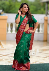 Soft Silk Zari Woven Wedding Paithani Saree