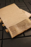 Tussar Silk Zari Woven Banarasi Saree