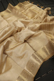 Tussar Silk Zari Woven Banarasi Saree