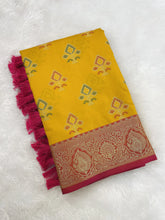 Patola Silk Meenakari Bandhani Saree