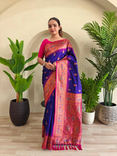 Paithani Silk Meenakari Soft Silk Saree