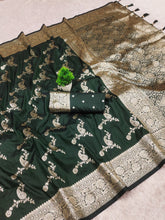 Soft Silk Banarasi Original Meenakari Saree