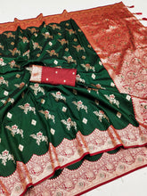 Soft Silk Banarasi Meenakari Rich Saree