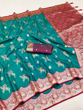 Soft Silk Banarasi Meenakari Rich Saree