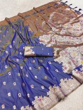 Soft Silk Banarasi Zari Weaving Saree