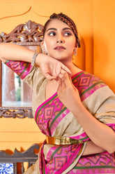 Kanjivaram Patola Silk Designer Saree