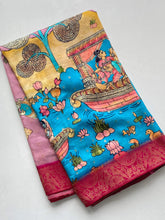 Viscose Dola Kalamkari Printed Saree